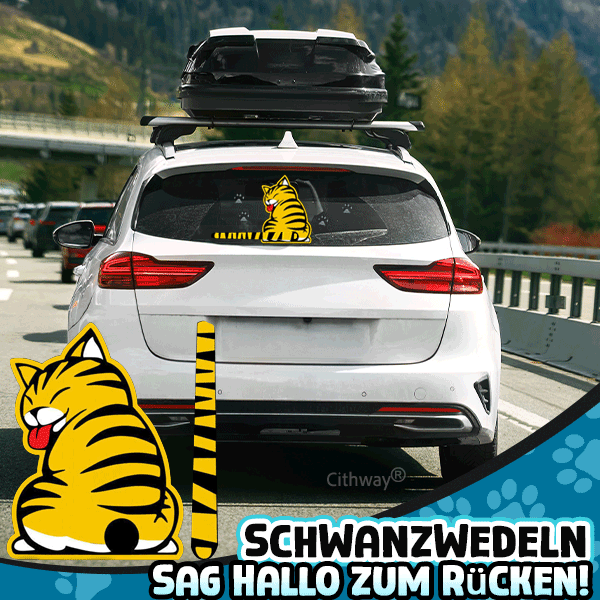 Cithway® Witziger Auto-Scheibenwischer-Aufkleber