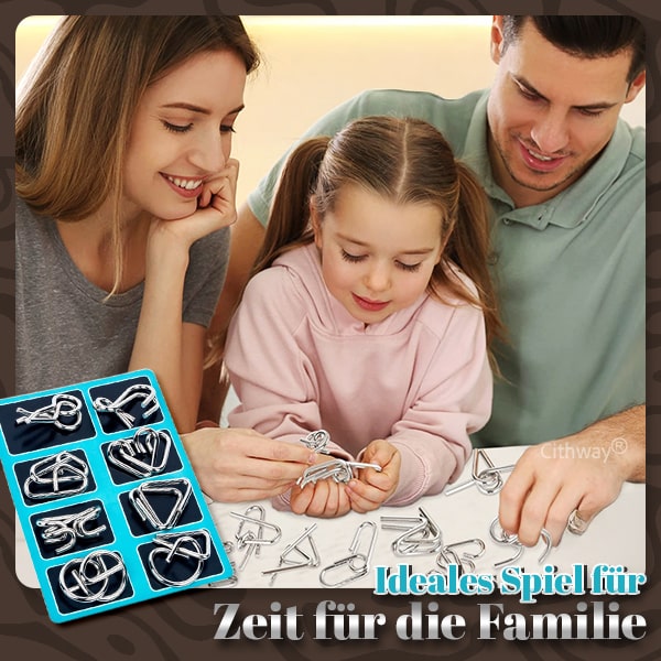 Cithway® 3D-Metall-Herausforderungs-Puzzle-Spielzeug