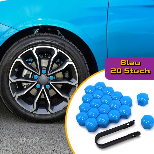 Cithway® Farbenfrohe Radmutterkappen (20 Stück)