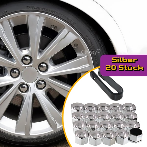 Cithway® Farbenfrohe Radmutterkappen (20 Stück)