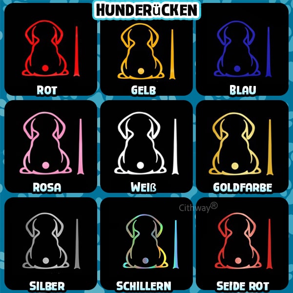 Cithway® Witziger Auto-Scheibenwischer-Aufkleber