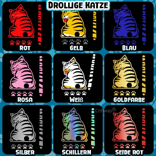 Cithway® Witziger Auto-Scheibenwischer-Aufkleber