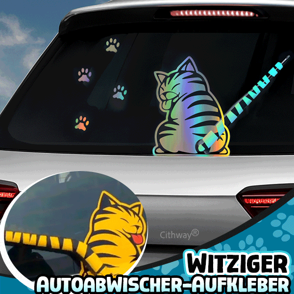 Cithway® Witziger Auto-Scheibenwischer-Aufkleber