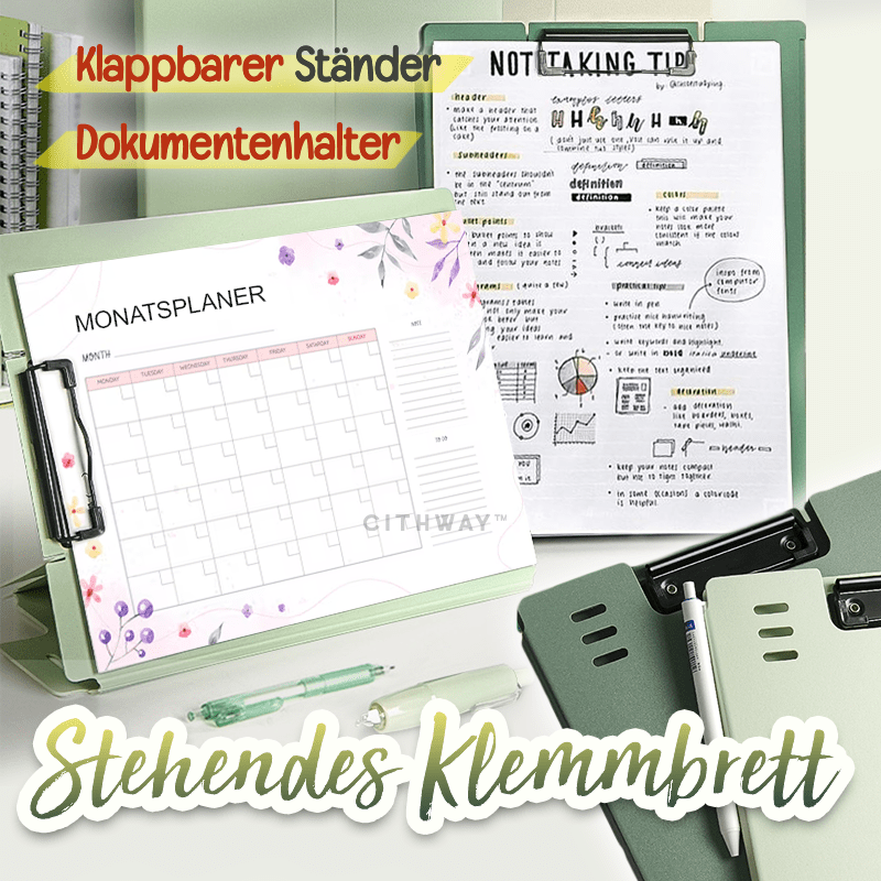Cithway™ Stehend Schreibblock Zwischenablage