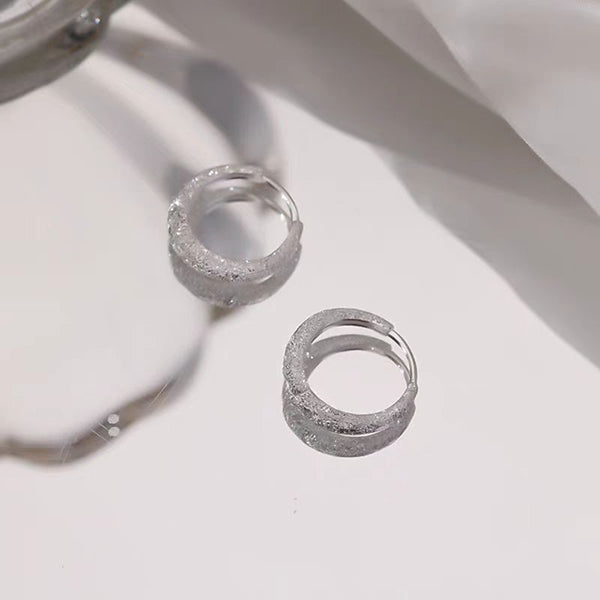 Aexzr™ S925 Silber Funkelnd Gefrostet Ohrringe