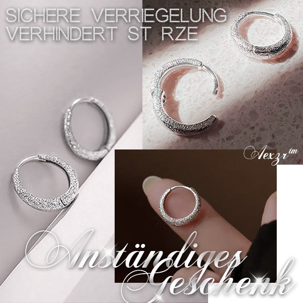 Aexzr™ S925 Silber Funkelnd Gefrostet Ohrringe