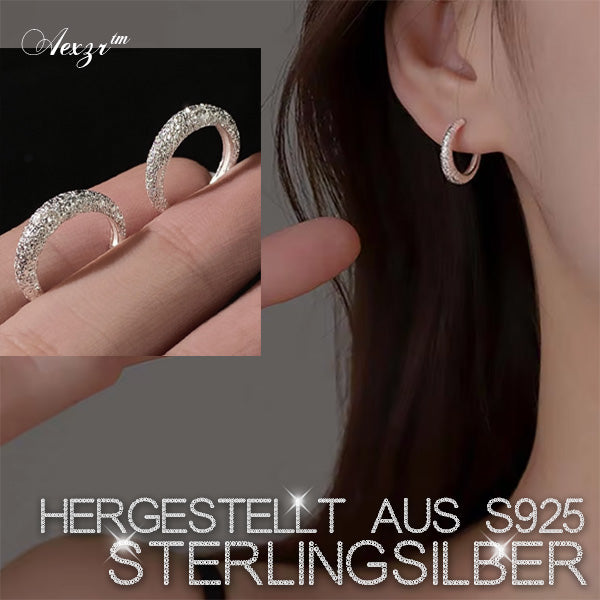 Aexzr™ S925 Silber Funkelnd Gefrostet Ohrringe