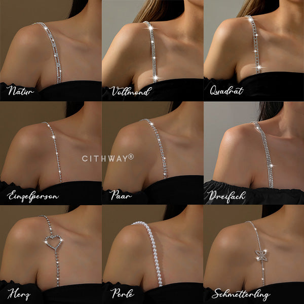 Cithway® Elegante Strass-BH-Träger (1 Paar)